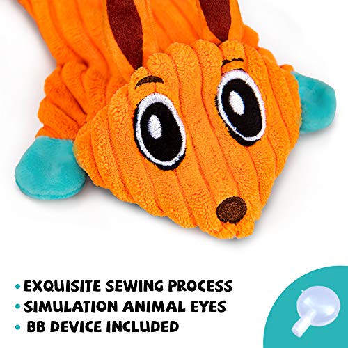 AWOOF No Stuffing Dog Toys, 5 Pack Dog Squeaky Toys Durable Dog Chew Toy Set for Puppy Small Medium Large Dog