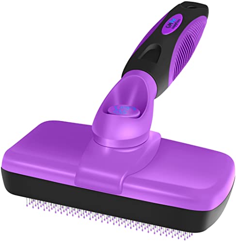 GM Petsâ¢ Self Cleaning Grooming Brush | This is The Best Dog and Cat Brush for Shedding and Grooming | Our Pet Brushes Are Suitable for All Hair Lengths
