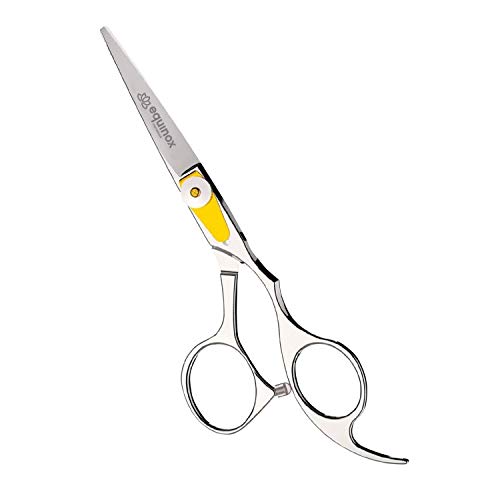 Equinox Professional Razor Edge Series Barber Hair Cutting Scissors - Japanese Stainless Steel Salon Scissors - 6.5 Overall Length - Fine Adjustment Tension Screw - Premium Shears for Hair Cutting