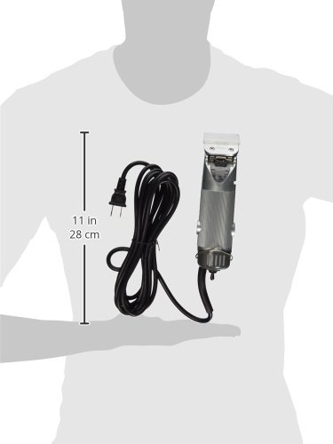 Oster Clipmaster Hair Clippers for Large Dog, Cat, and Pet Grooming with Detachable Blade for Thick Coats, Gray