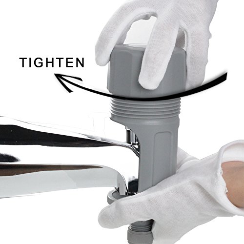 Pets Shower Attachment, Quick Connect on Tub Spout w/ Front Diverter, Ideal for Bathing Child, Washing Pets and Cleaning Tub