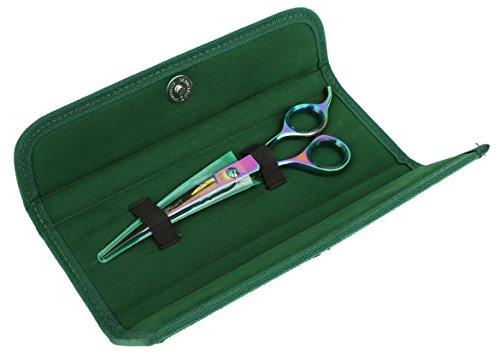 Sharf Gold Touch Pet Grooming Shears, 7.5 Inch Rainbow Curved Shears, 440c Stainless Steel Japanese Shears, Pet Grooming Curved Scissors & Dog Shears â¦