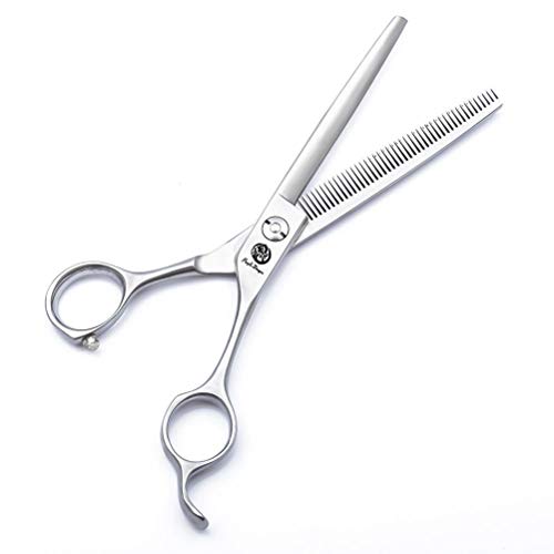 6.5" European Style Silver Pet Grooming Scissors, Dog Thinning Shear, Puppy Grooming Tools for Professional Pet Groomer