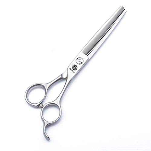 6.5" European Style Silver Pet Grooming Scissors, Dog Thinning Shear, Puppy Grooming Tools for Professional Pet Groomer