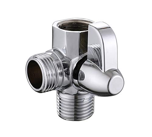 SUMERAIN Pet Shower Sprayer, Dog Shower Attachment with Solid Brass Shower Arm Diverter and Flow regulating Sprayer, 8 Feet Extra Long Hose, Chrome Finish