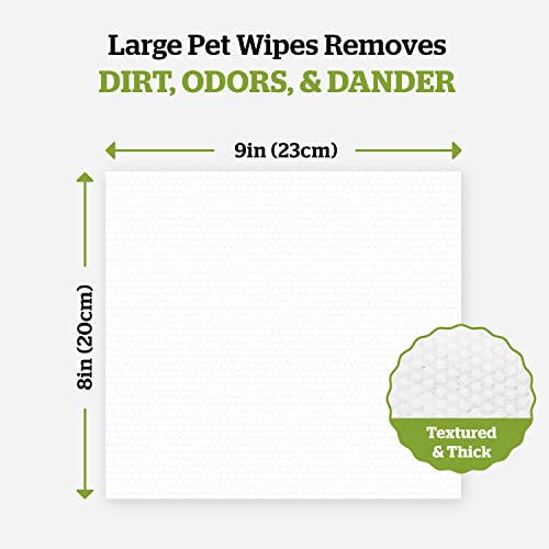 Pogi's Grooming Wipes - Hypoallergenic Pet Wipes for Dogs & Cats - Plant-Based, Earth-Friendly, Deodorizing Dog Wipes