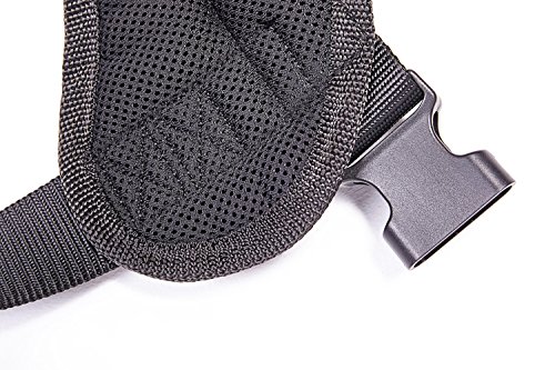 EXPAWLORER Big Dog Harness Soft Reflective No Pull Black Size M 20-26inch