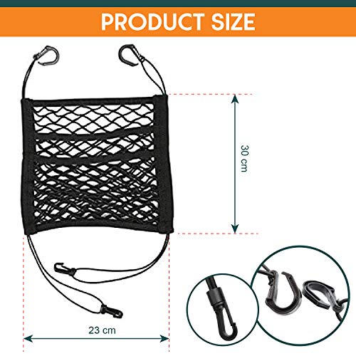 3-Layer Dog Car Barrier: Elastic, Stable & Multifunctional