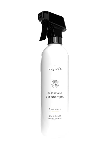 Begley’s Waterless Pet Shampoo - Deodorizing, Fresh Citrus