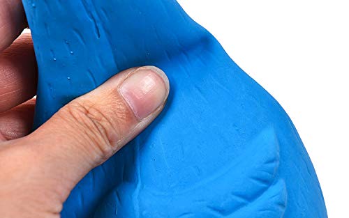 Tamu style Rubber Chicken Squeaky Dog Toys for Small, Medium or Large Pet Breeds, Play Fetch, Reduce Separation Anxiety