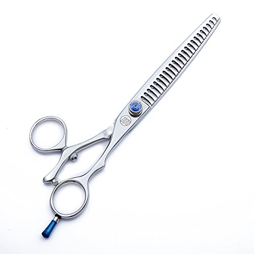Moontay 7.5 inch Professional Dogs Grooming Chunker Scissors, Pets Cat Grooming Thinning Blending Shears (7.5 inch)