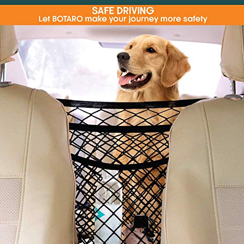 3-Layer Dog Car Barrier: Elastic, Stable & Multifunctional