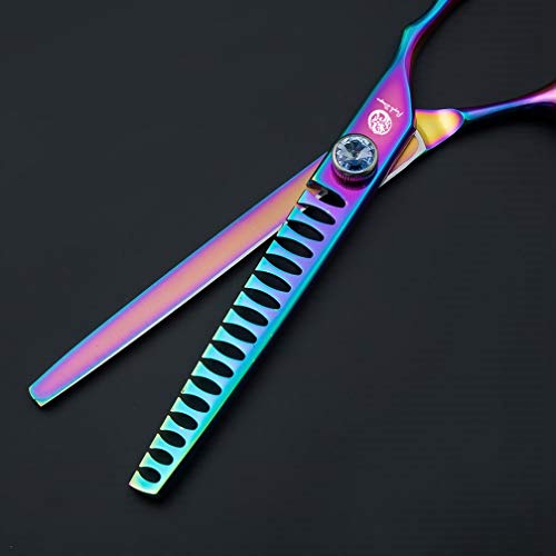Professional Pet Grooming Scissor Dog Chunker Shears, Dog Thinning/Blending Shear Puppy Grooming Tools for Pet Groomer