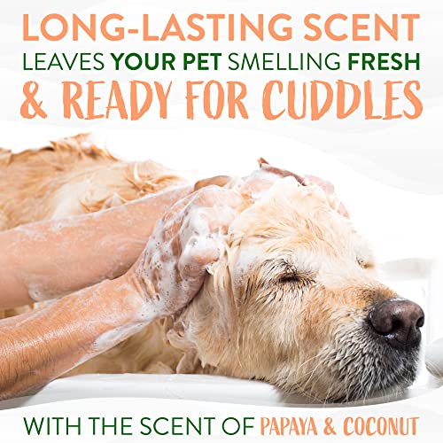 Tropiclean Papaya and Coconut Luxury 2-in-1 Pet Shampoo and conditioner, 20oz