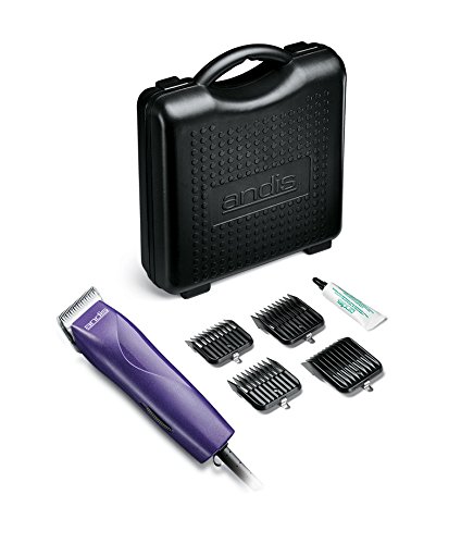 Andis (Pet) 22690 EasyClip Pro-Animal 7-Piece Detachable Blade Clipper Kit,Purple