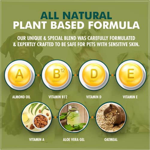 Pro Pet Works All Natural & Organic Oatmeal Puppy/Pet Shampoo + Conditioner-Hypoallergenic and Soap Free Blend with Almond Oil for Allergies & Sensitive Skin-17oz (1pk)