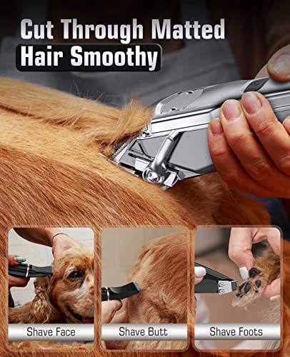 Heavy Duty Dog Grooming Kit: Cordless & Waterproof