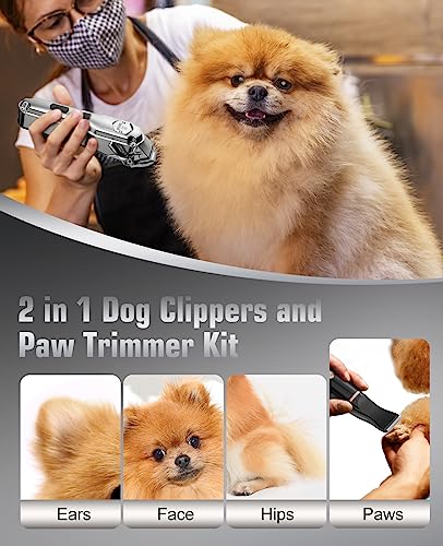 Heavy Duty Dog Grooming Kit: Cordless & Waterproof