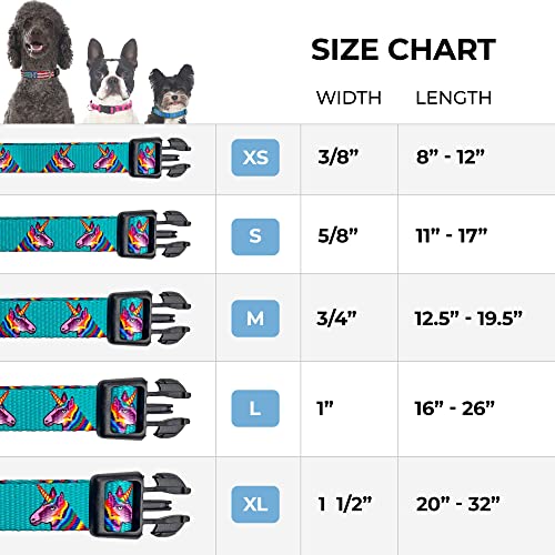 American Flag Dog Collar in 5 Different Sizes Weathered (Small)