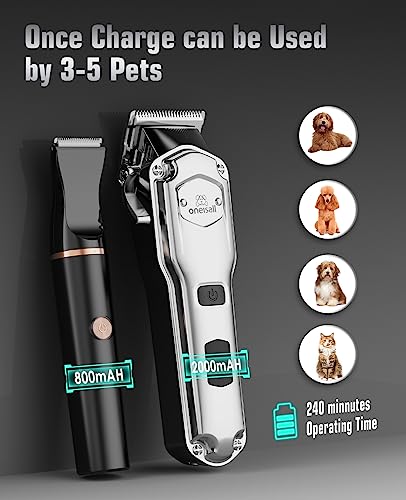 Heavy Duty Dog Grooming Kit: Cordless & Waterproof