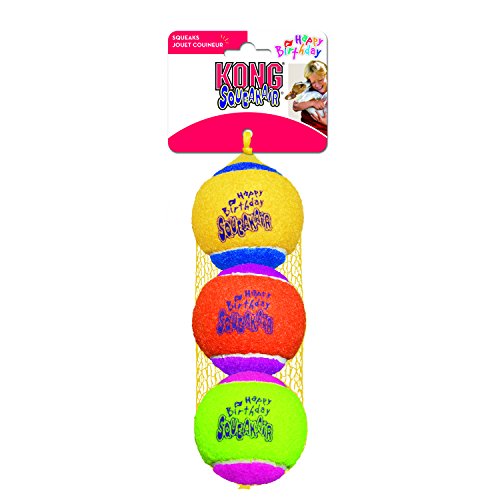 KONG Squeakair Birthday Balls - Premium Dog Toy