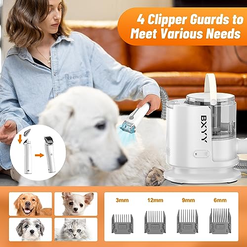 Pet Hair Grooming Kit with Vacuum Suction