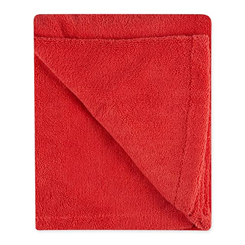 Bone Dry Embroidered Pet Towel, 44 x 27.5", Red