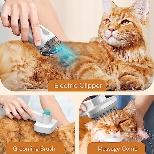 MEGADOO Pet Hair Grooming Kit with Vacuum