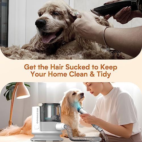 MEGADOO Pet Hair Grooming Kit with Vacuum