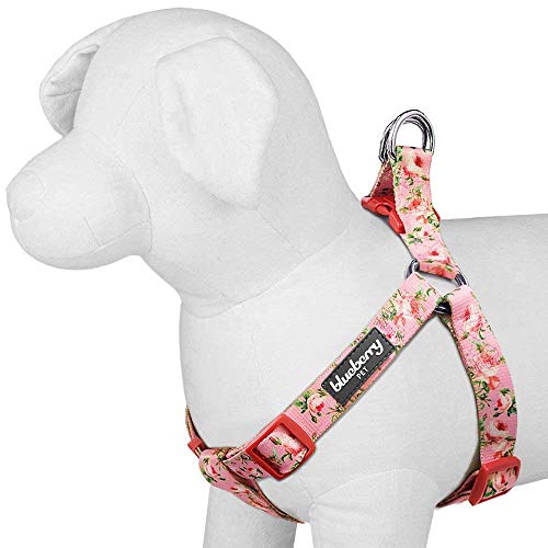 Floral Rose Step-in Dog Harness - Small