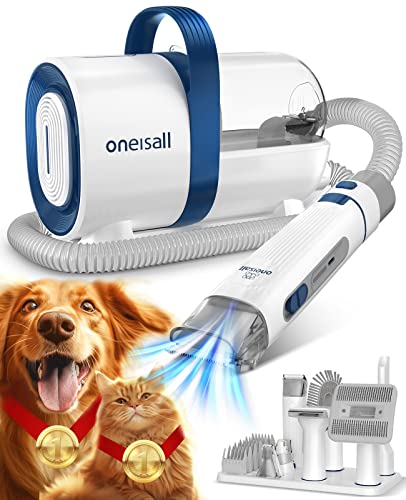 Dog Hair Vacuum & Grooming Kit: 7 Tools