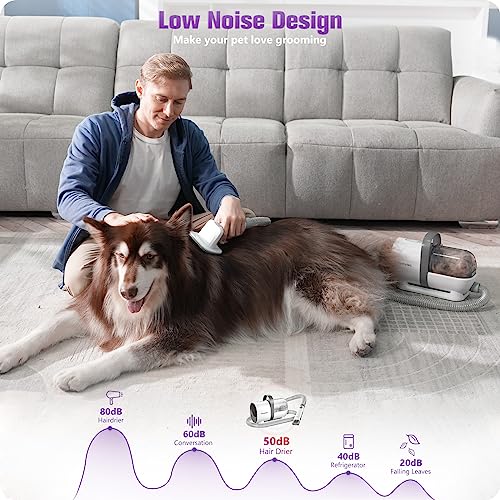 Pet Grooming Kit & Dog Hair Vacuum