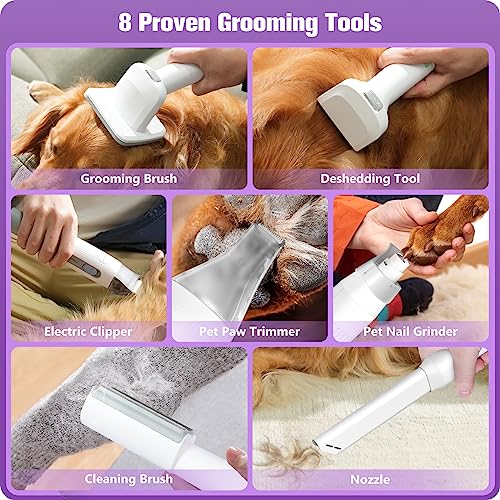 Pet Grooming Kit & Dog Hair Vacuum