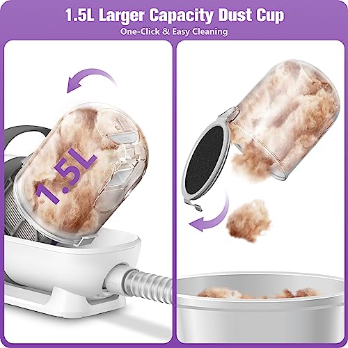 Pet Grooming Kit & Dog Hair Vacuum