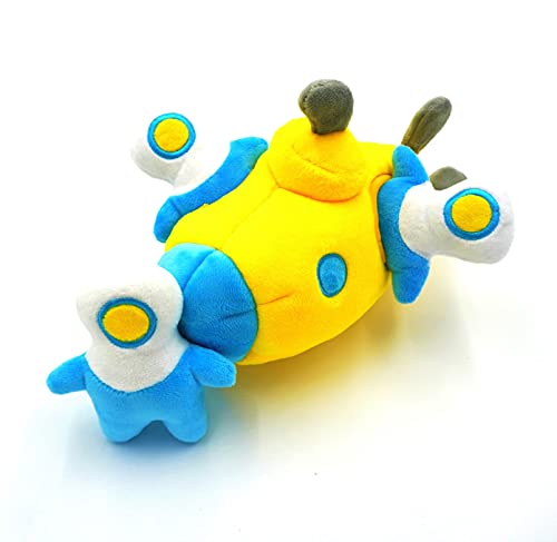 MODERN WAVE - Squeaky Plush Dog Toy - Interactive Hide and Seek Squirrel Type Puzzle Toy for Dogs, Small Size (Submarine and Divers)