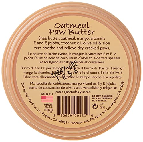 Pet Head Oatmeal Natural Paw Butter 2oz