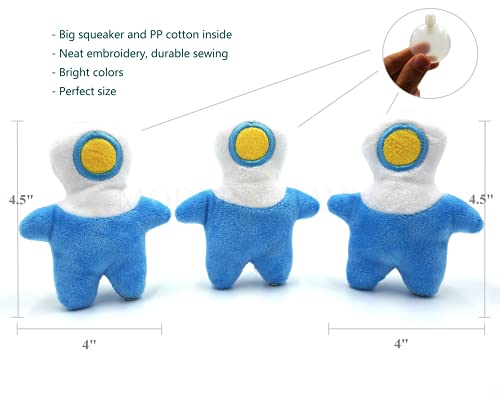 MODERN WAVE - Squeaky Plush Dog Toy - Interactive Hide and Seek Squirrel Type Puzzle Toy for Dogs, Small Size (Submarine and Divers)