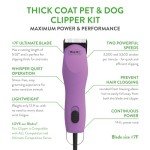 Wahl Professional Animal Thick Coat Pet Clipper & Dog Clipper, Pink (#9787-300)