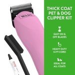Wahl Professional Animal Thick Coat Pet Clipper & Dog Clipper, Pink (#9787-300)