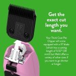 Wahl Professional Animal Thick Coat Pet Clipper & Dog Clipper, Pink (#9787-300)