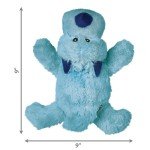 KONG Cozie Baily the Blue Dog, Medium Dog Toy, Blue