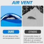 WEIZE 10x10ft Pop Up Canopy Tent with Accessories