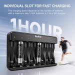 AA/AAA Rechargeable Battery Charger – 2 Pack