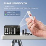 AA/AAA Rechargeable Battery Charger – 2 Pack