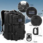 Hannibal Tactical MOLLE Black Assault Backpack