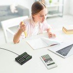 HiQuick 8-Bay Rechargeable Battery Charger Bundle