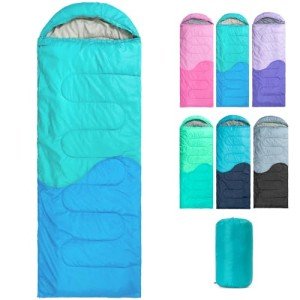 3-Season Lightweight Sleeping Bag for Camping