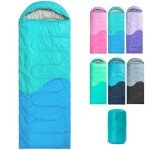3-Season Lightweight Sleeping Bag for Camping