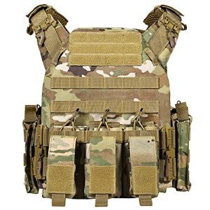 Adjustable Lightweight Tactical Vest with Quick Release