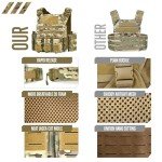 MOCHAR Camo Tactical Vest - Quick Release and Weighted